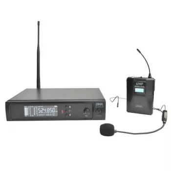 DENVER DNA VM Kabelloses Over-Ear-Headset mit Bluetooth 5.0, 40-mm-Treibern, 8h Akku, faltbar, schwarz