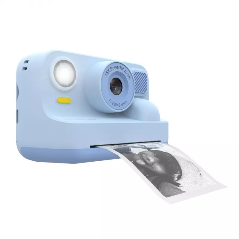 DENVER KPC-1374BTBU Kinder-Digitalkamera mit Drucker, Blau
