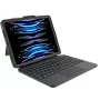 DEQSTER Prime Tastaturhülle für iPad Air 13 inch (M2/M3) - USB-C, spritzwassergeschützt, QWERTY, Schwarz