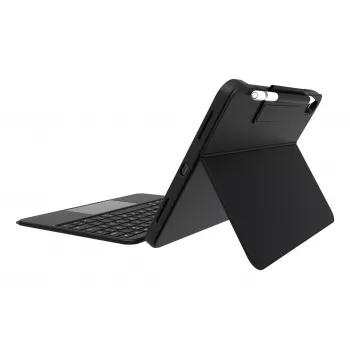 DEQSTER Smart Combo Touch Keyboard Case für iPad 10,9 Zoll (10. Generation, 2022) mit Apple Smart Connector, deutsches QWERTZ-Layout, Schwarz