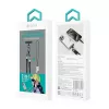 Devia 2-in-1 USB-C auf Lightning Kabel Lanyard 1,2m 27W Schwarz