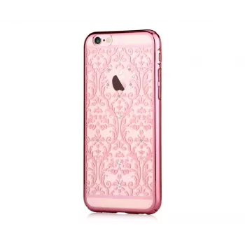 Devia Apple iPhone 7 Baroque mit Swarovski Rose Gold Rückseite