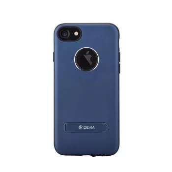 Devia Apple iPhone 7 iView Blue Flip Case mit Smart View Fenster und Standfuß