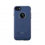 Devia Apple iPhone 7 iView Blue Flip Case mit Smart View Fenster und Standfuß