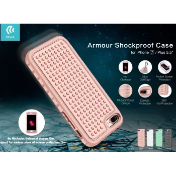 Devia Apple iPhone 7 Plus Armor Shockproof Case Green
