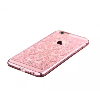 Devia Apple iPhone 7 Plus Baroque mit Swarovski Roségold Schutzhülle