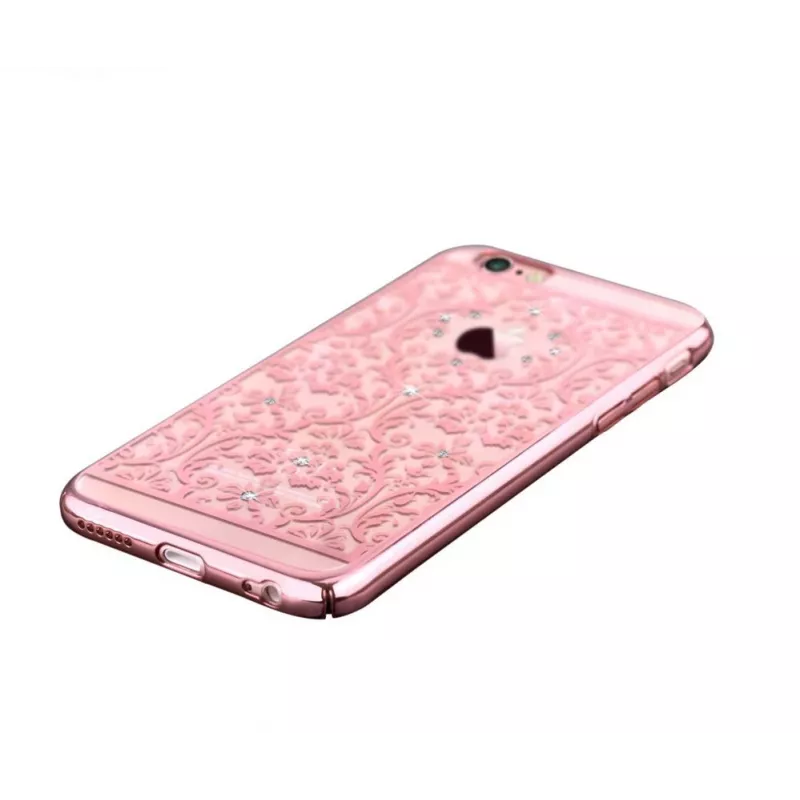 Devia Apple iPhone 7 Plus Baroque mit Swarovski Roségold Schutzhülle