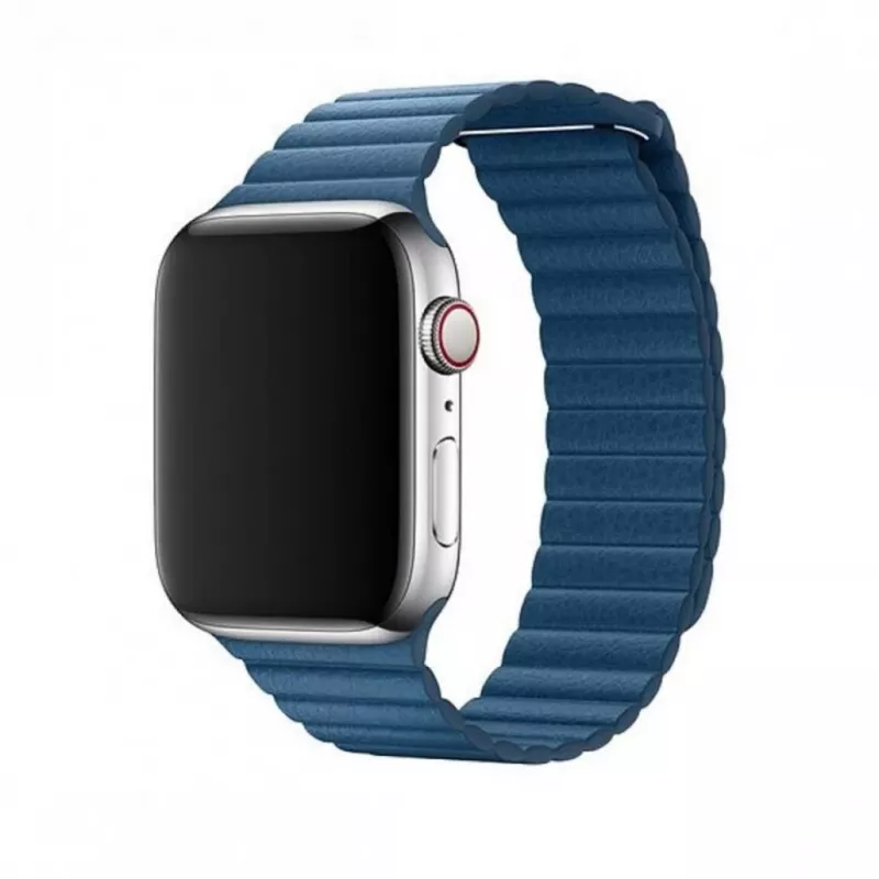 Devia Apple Watch 40mm / 38mm Armband Elegant Leather Loop - Schwarz
