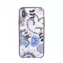 DEVIA Crystal Bloosom Case für Apple iPhone X / XS - Silber