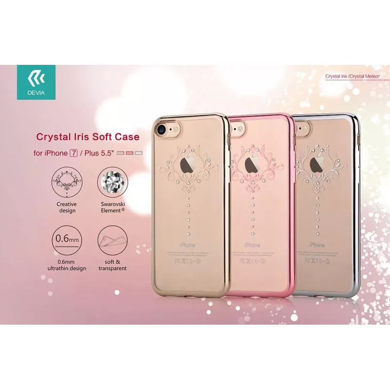 Devia Crystal Iris Soft Case für Samsung Galaxy S8 Plus - Schwarz