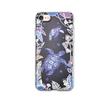Devia Luxy Turtle Back Cover für Apple iPhone 7 Plus / 8 Plus - Transparent mit Glitzer