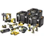 DEWALT 18V XR Kombi-Set 10-teilig - 4x5Ah