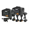 DEWALT 18V XR Akku-Kombi-Set: Schlagbohrschrauber, Schlagschrauber, Winkelschleifer, Kreissäge, Arbeitsleuchte, 3x5.0Ah Akkus