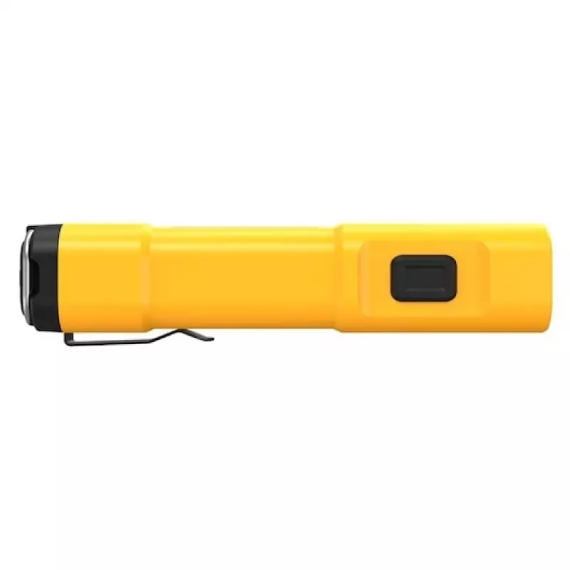 DEWALT BD-DCL183 LED-Taschenlampe 1300 Lumen, IPX4 spritzwassergeschützt, Flugzeugaluminium, Schwarz