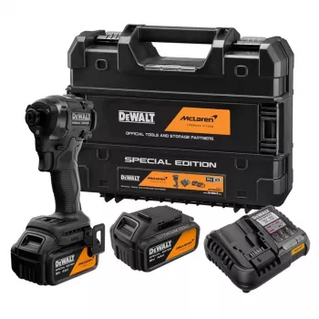 DEWALT DCF86MM2T-QW 18V XR Brushless Impact Driver Kit mit 2x4.0Ah Akkus, Ladegerät und TSTAK-Koffer