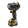 DEWALT DCF901P1G-QW 12V XR Bürstenloser Akku-Schlagschrauber 1/2 inch Vierkantantrieb 340 Nm 2850 U/min 1x3,0 Ah Li-Ion Ladegerät Koffer Schwarz/Gelb