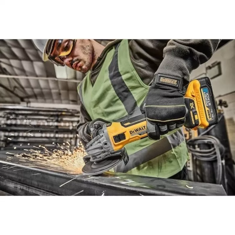 DeWALT DCG405H2T-QW Akku-Bodenpolierer/-Schleifer 18V 125mm 5,0Ah XR Li-Ion bürstenlos TSTAK II Kit