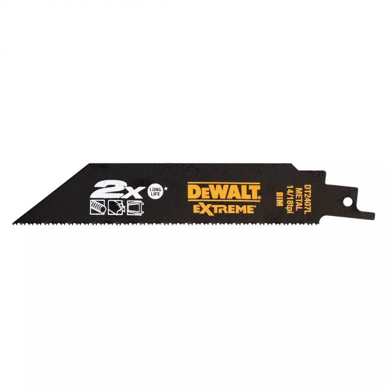DEWALT DT2440L-QZ XR T-Shank Stichsägeblatt für Holz, 100 mm, 6 TPI, 1 Stück