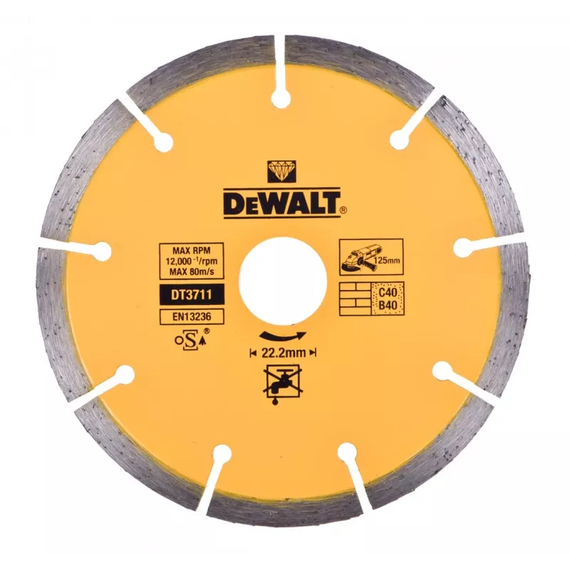 DEWALT DWE46107 125 mm Winkelschleifer mit Staubschutzhaube 1400 W