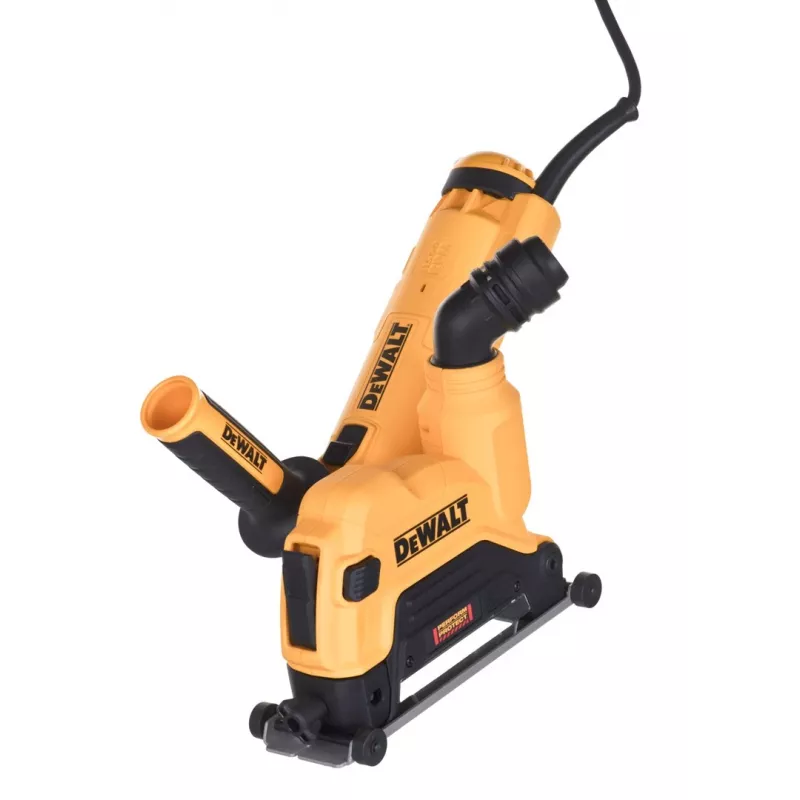 DEWALT DWE46107 125 mm Winkelschleifer mit Staubschutzhaube 1400 W