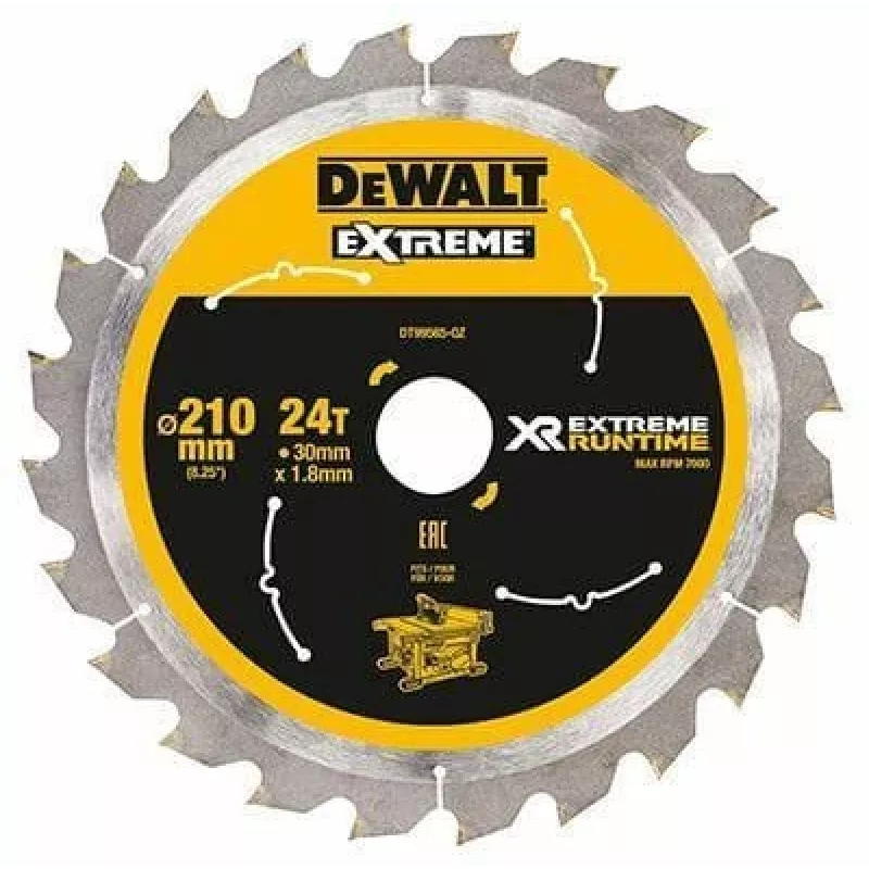 DEWALT Xtreme Runtime 210mm x 30mm 36T Kreissägeblatt