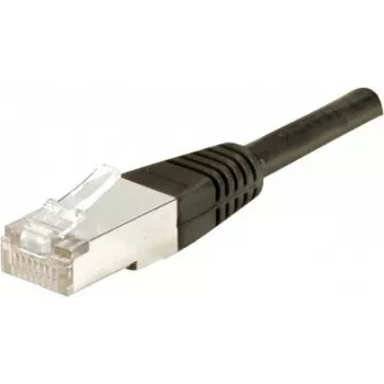 DEXLAN Cat. 6A S/FTP Patchkabel, 10 Gbit/s, PoE++, Schwarz, 15 m 858383