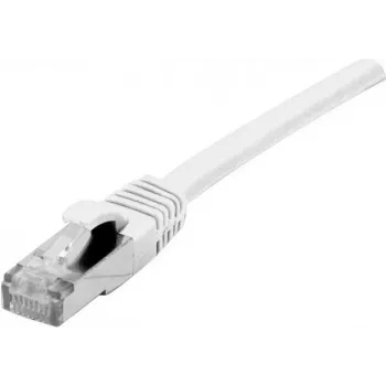 DEXLAN Cat.6A S/FTP PiMF Patchkabel, 20 m, Weiß, 10GbE, Slim Boot 858647