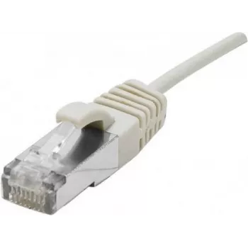 Dexlan Cat. 6A S/FTP (PiMF) Ultra-Dünnes Halogenfreies Patchkabel mit Rastnasenschutz, Grau, 3,0 m 858704