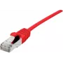 Dexlan Cat. 6A S/FTP (PiMF) Ultra-Thin LSZH Patchkabel, Rot, 10 m 858734