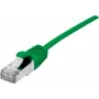 Dexlan Cat. 6A S/FTP (PiMF) Ultrathin halogenfreies Patchkabel mit Rastnasenschutz, Grün, 10,0 m 858720