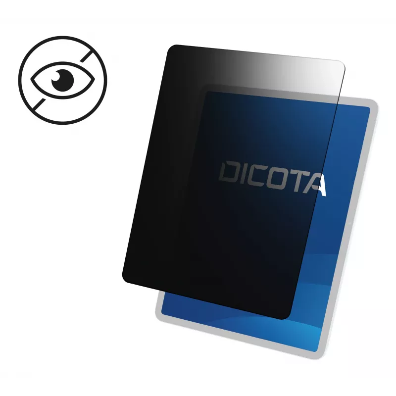 DICOTA Blickschutzfilter 4-Wege selbstklebend für Apple iPad mini (6. Generation) 8,3 Zoll - Schwarz