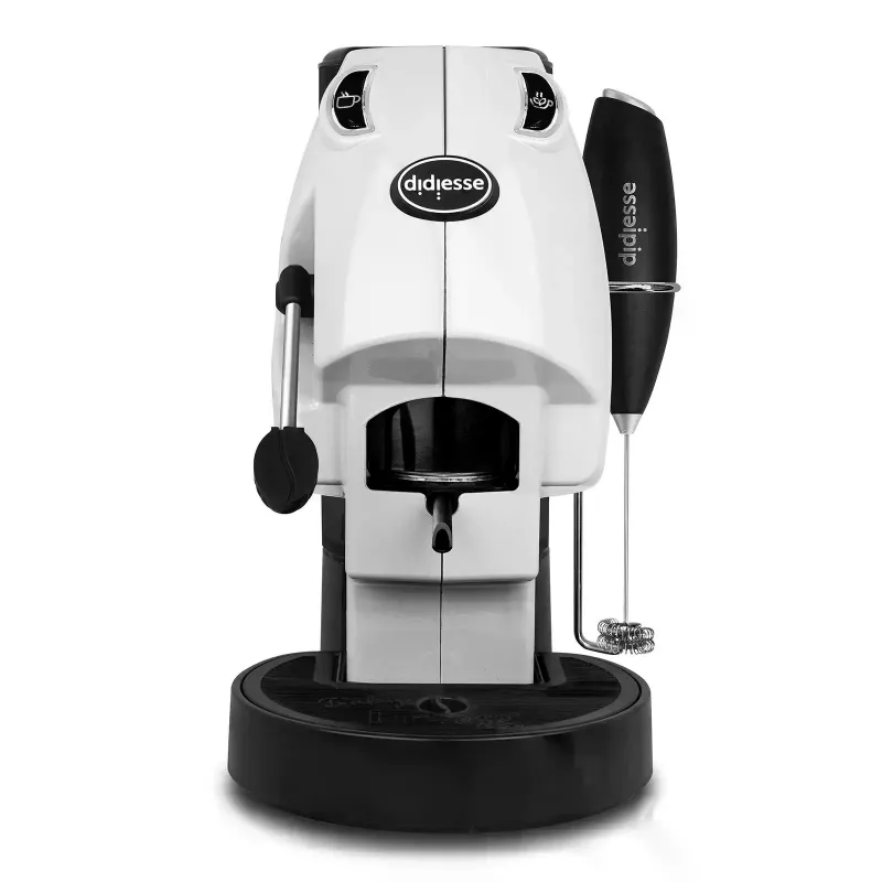 Didiesse New Baby Frog Kaffeepadmaschine, 15 Bar, 1,3 l Tank, 650 W, Weiß