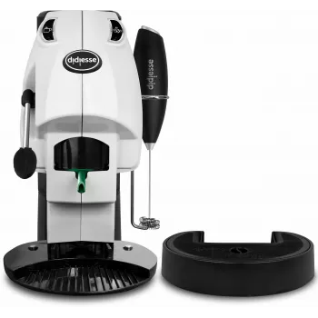 Didiesse New Baby Frog Kaffeepadmaschine, 15 Bar, 1,3 l Tank, 650 W, Weiß