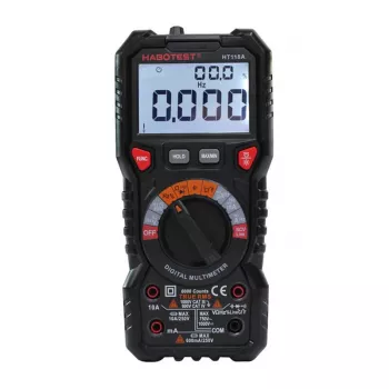 Digitalmultimeter mit Taschenlampe Habotest HT118A, True RMS, NCV