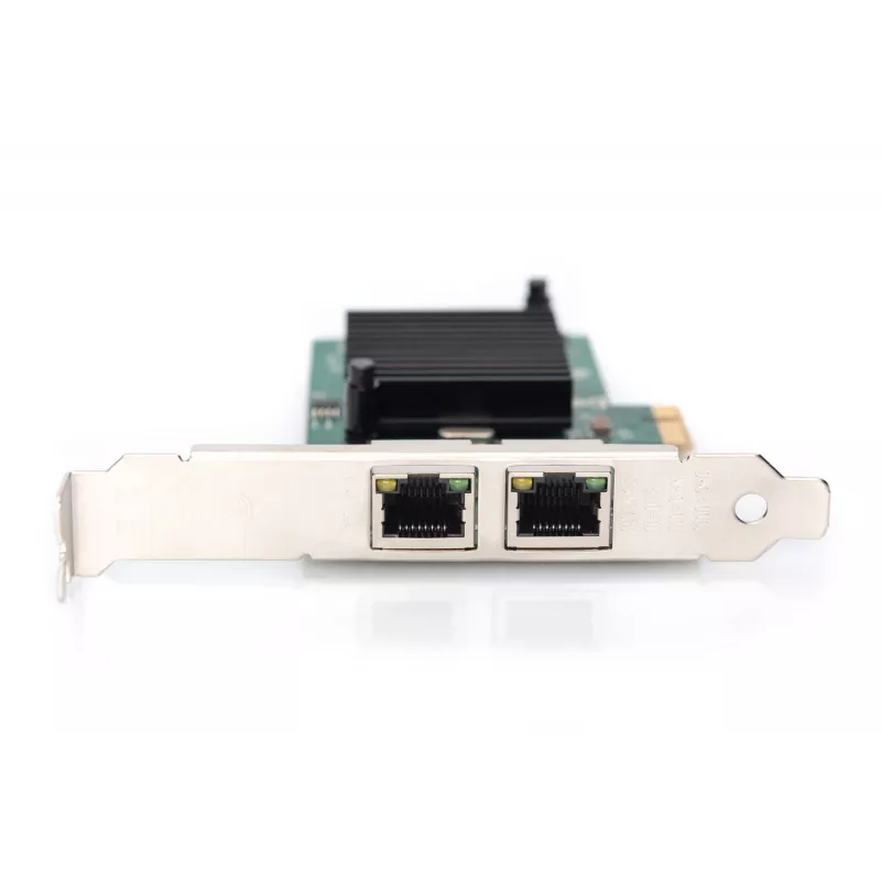 DIGITUS 2-Port Gigabit Ethernet Netzwerkkarte, RJ45, PCI Express, Intel I210-AT Chipsatz (DN-1013-2)