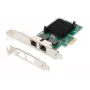 DIGITUS 2-Port Gigabit Ethernet Netzwerkkarte, RJ45, PCI Express, Intel I210-AT Chipsatz (DN-1013-2)