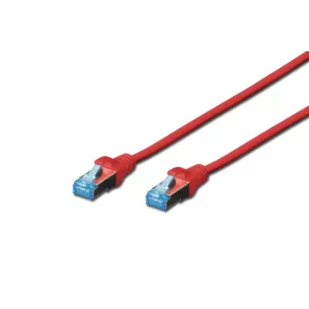 DIGITUS CAT 5e SF/UTP Patchkabel 0,5m Grau