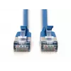 DIGITUS CAT 6A F/FTP Slim Patchkabel, 1 m, Blau, 10 Stück, LSZH, RJ45