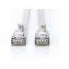 DIGITUS CAT 6A F-FTP Slim Patch Cable, 5 m, Grau, Packung mit 10, Cat6a, F/FTP, RJ-45, LSZH