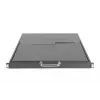DIGITUS Modulare HD LCD KVM-Konsole mit 17 inch TFT, 16-Port CAT 5 KVM-Anschluss, Touchpad, deutsches Tastaturlayout