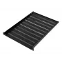 DIGITUS TN-19-550-1U-BK 19 inch Festes Rackregal, 1U, 550 mm tief, 25 kg Belastung, Schwarz