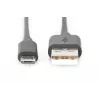 DIGITUS USB 2.0 Cable Type A - Micro B Male/Male 1.8m Black