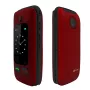 Digni Flip Case Rot für Samsung Galaxy A12 - PU-Leder Wallet Case mit Kartenfächern und Standfunktion