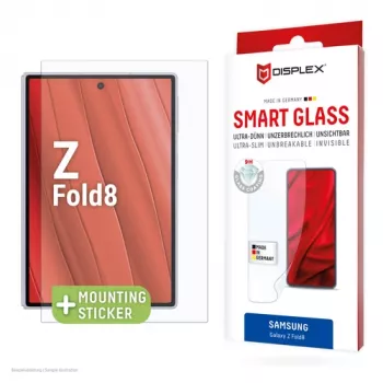 DISPLEX Smart Glass Samsung Galaxy Z Fold8 Displayschutz - 9H gehärtetes Glas, ultraklar, blasenfrei, Anti-Fingerprint