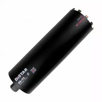 Distar RS-TX Diamantbohrkrone 162 mm x 450 mm, 1 1/4 Zoll UNC, Nassbohren
