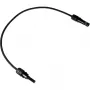 DIVERSE Solar-Verlängerungskabel 6mm², MC4 Stecker auf Buchse, 1,5 Meter, Schwarz