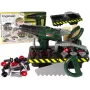 DIY Kit Organizer Battery Operated Screwdriver Green 13473 Lean Toys