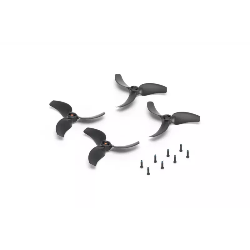 DJI Avata 2 Propeller (Paar) – Offizieller Ersatz, Schnellverschluss, 3-Blatt, Schwarz