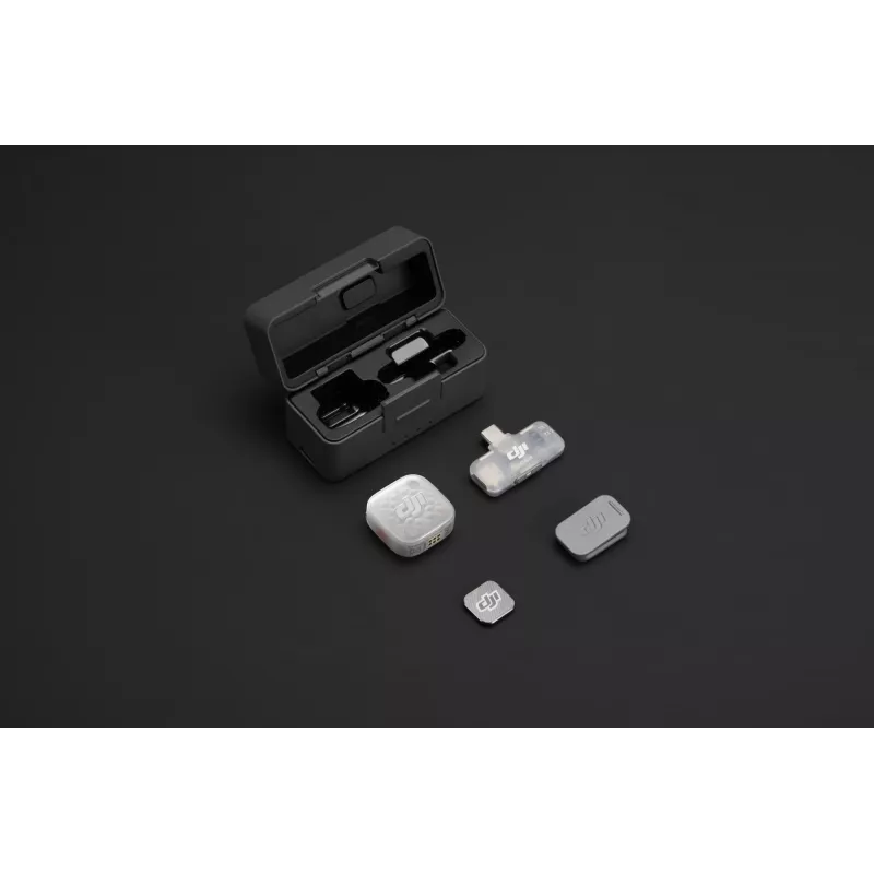 DJI Mic Mini 2S Drahtloses Mikrofonsystem (1 Sender + 1 Mobilempfänger + Ladecase)
