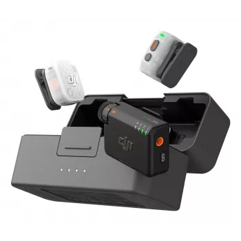 DJI Mic Mini 2S Kabelloses Mikrofonsystem (2 Sender + 1 Empfänger + Ladecase)